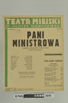 PANI MINISTROWA