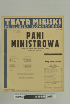 PANI MINISTROWA