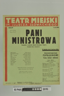 PANI MINISTROWA