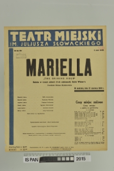 MARIELLA ( The Shining Hour)