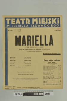 MARIELLA ( The Shining Hour)