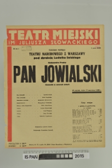 PAN JOWIALSKI
