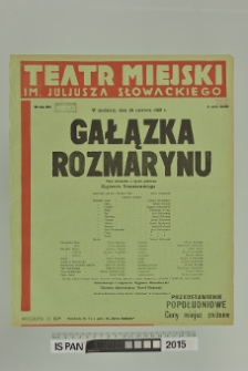 GAŁĄZKA ROZMARYNU