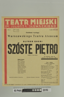 SZÓSTE PIĘTRO