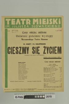 CIESZMY SIĘ ŻYCIEM
