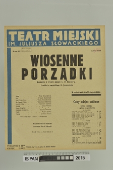 WIOSENNE PORZĄDKI