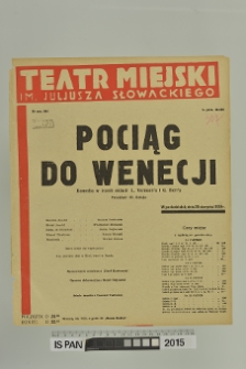 POCIĄG DO WENECJI