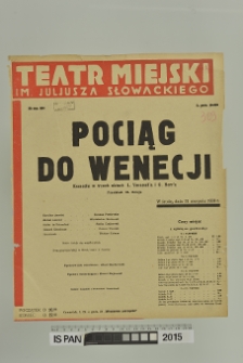 POCIĄG DO WENECJI