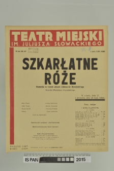 SZKARŁATNE RÓŻE