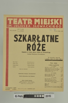 SZKARŁATNE RÓŻE