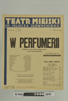 W PERFUMERII