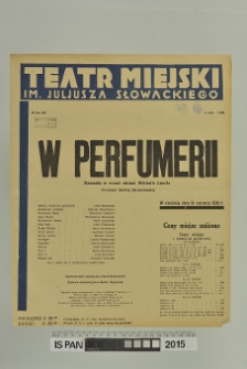 W PERFUMERII