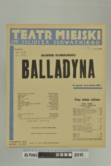 BALLADYNA