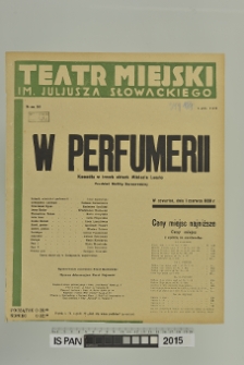 W PERFUMERII