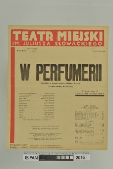 W PERFUMERII