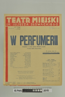 W PERFUMERII