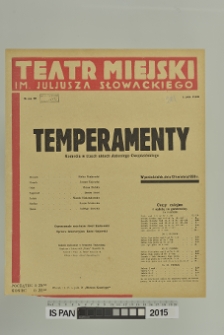 TEMPERAMENTY