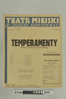 TEMPERAMENTY