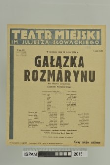GAŁĄZKA ROZMARYNU