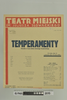 TEMPERAMENTY