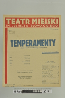 TEMPERAMENTY