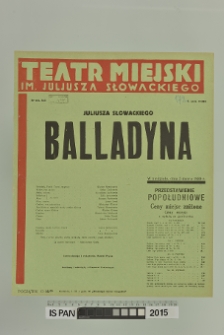 BALLADYNA