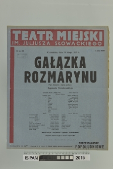 GAŁĄZKA ROZMARYNU