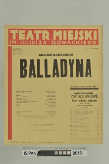 BALLADYNA