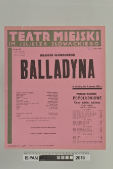 BALLADYNA