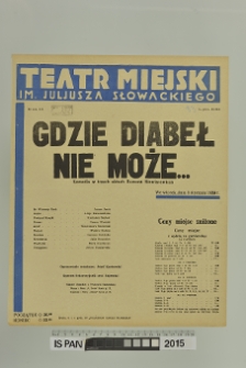 GDZIE DIABEŁ NIE MOŻE...