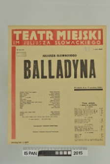 BALLADYNA