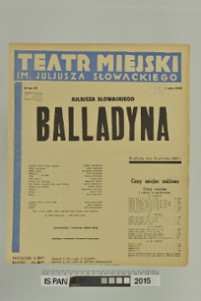 BALLADYNA