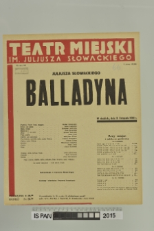 BALLADYNA
