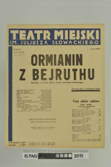 ORMIANIN Z BEJRUTHU