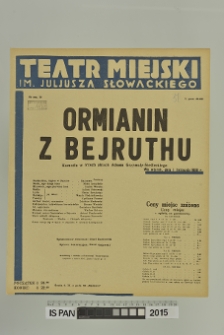 ORMIANIN Z BEJRUTHU