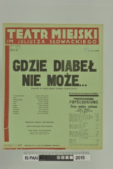 GDZIE DIABEŁ NIE MOŻE...