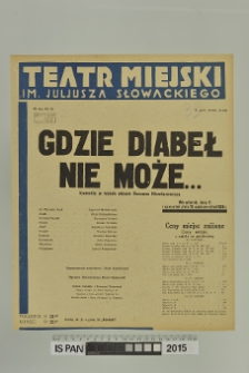 GDZIE DIABEŁ NIE MOŻE...