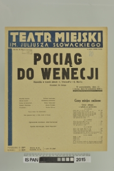 POCIĄG DO WENECJI