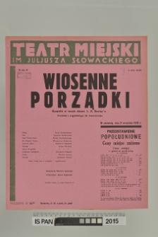 WIOSENNE PORZĄDKI