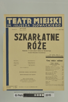 SZKARŁATNE RÓŻE