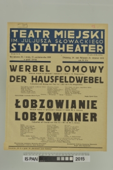 WERBEL DOMOWY DER HAUSFELDWEBEL/ŁOBZOWIANIE LOBZOWIANER