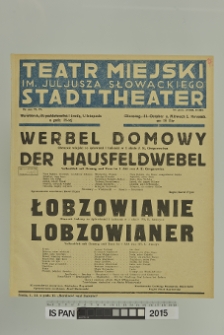 WERBEL DOMOWY DER HAUSFELDWEBEL/ŁOBZOWIANIE LOBZOWIANER