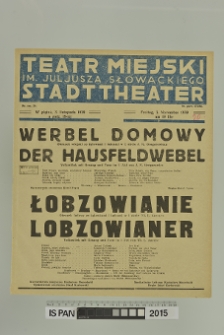 WERBEL DOMOWY DER HAUSFELDWEBEL/ŁOBZOWIANIE LOBZOWIANER