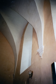 Husiatyn, bożnica, wnętrze, sklepienie, fragment.