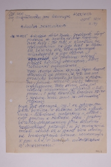 Aleksota, bóżnica drewniana, wypisek źródłowy.