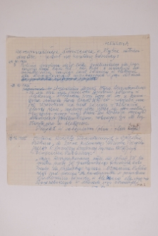 Aleksota, b&oacute;żnica drewniana, wypisek źr&oacute;dłowy.