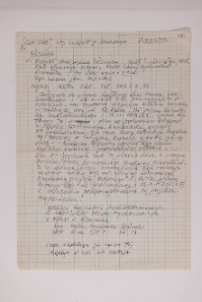 Aleksota, b&oacute;żnica drewniana, wypisek źr&oacute;dłowy.