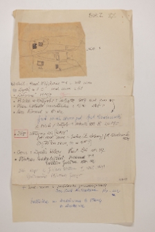 Bełz, synagoga, plan sytuacyjny.