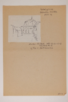Białystok, Synagoga Wielka, szkic.