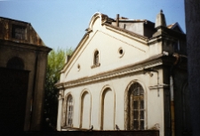 Jarosław, bożnica "mała", elewacja, fragment.